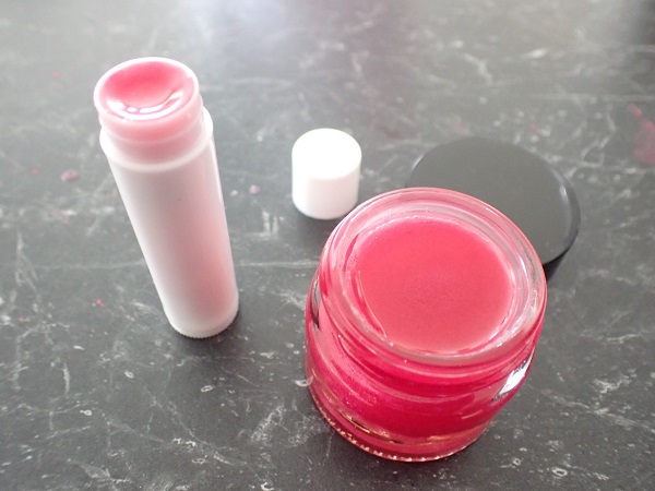 Lip Balm Tube & Jar Just Filled With Melted Lip Balm