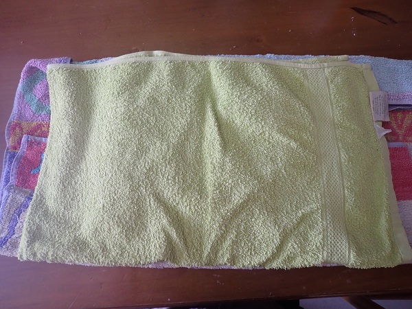 Keep the Shampoo Bars warm under a towel