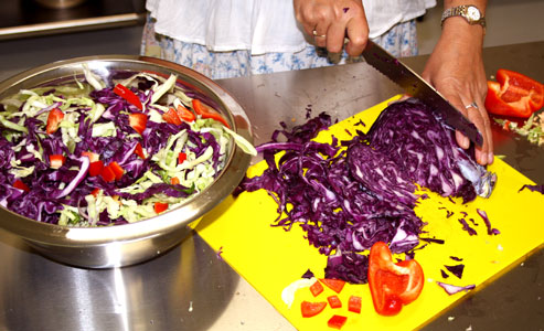 Chop and Mix Vegetables