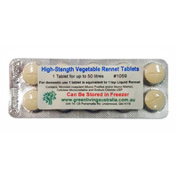 Vegetable Rennet - 10 High-Strength Tablets