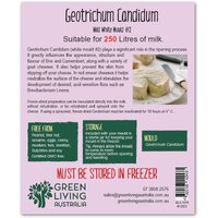 Geotrichum Candidum (White Mould #2) with Sterile Jar - 250 litres