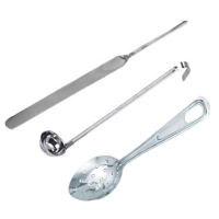 Set - Stainless Steel Spoon, Ladle and Curd Knife