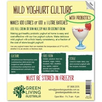 Mild Probiotic Yoghurt Culture - 100 litres