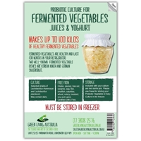 Probiotic Culture for Fermented Vegetables, Juices & Yoghurt - 100 litres/kgs 