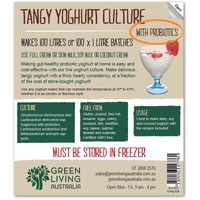 Tangy Probiotic Yoghurt Culture - 100 litres