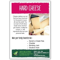 Hard Cheese Kit Instructions