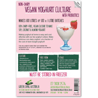Vegan Non-Dairy Yoghurt Culture with Probiotics - 100 litres