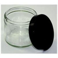 Clear Glass Cream Jar 250 ml with Lid