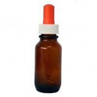 25 ml Amber Round Glass Bottle with Dropper