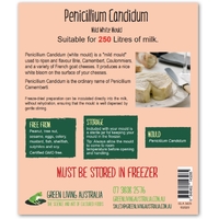 Penicillium Candidum (White Mould) Standard - 250 litres