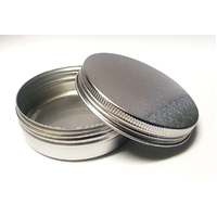 100ml Silver Aluminium Jar and 82 mm Screw Cap