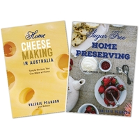 Two of Valerie's Books - Cheesemaking & Sugar Free Preserving