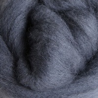 Corriedale Sliver - Grey - 100 grams