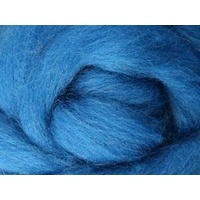 Corriedale Dyed Sliver - Lagoon - 100 grams