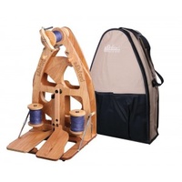 Joy Spinning Wheel 2 Double Treadle with carry bag 