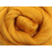 Merino Sliver / Fibre - Butterscotch - 100 grams