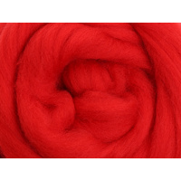 Merino Sliver / Fibre- Chilli Pepper - 100 grams