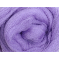 Merino Sliver / Fibre - Lilac - 100 grams