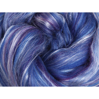 Silk Merino - Damson  - 100 grams