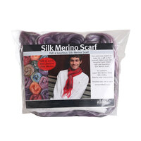 Silk Merino Scarf Kit  - Juniper