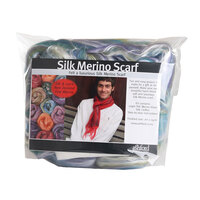 Silk Merino Scarf Kit -  Salvia