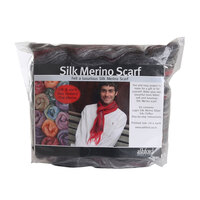 Silk Merino Scarf Kit -  Poppyseed