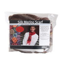 Silk Merino Scarf Kit - Spice