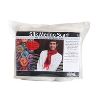 Silk Merino Scarf Kit - Vanilla