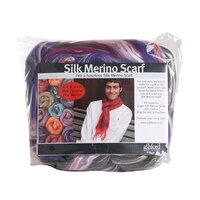Silk Merino Scarf Kit - Gemstone