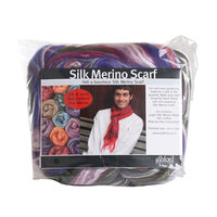 Silk Merino Scarf Kit - Gemstone