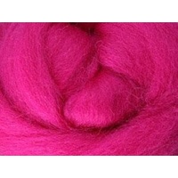 Corriedale Sliver - Magenta - 100 grams