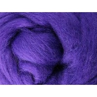 Corriedale Sliver - Purple - 100grams