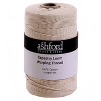 Tapestry Loom Warping Thread 100% cotton - 200g cones