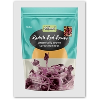 Radish red rambo sprouting seeds